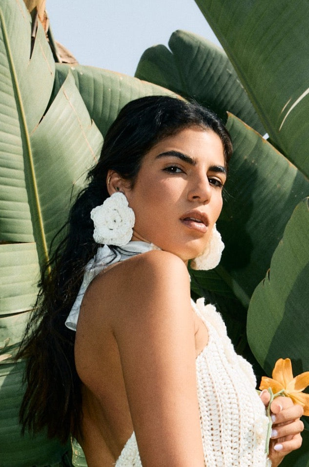 Flower Crochet Earrings