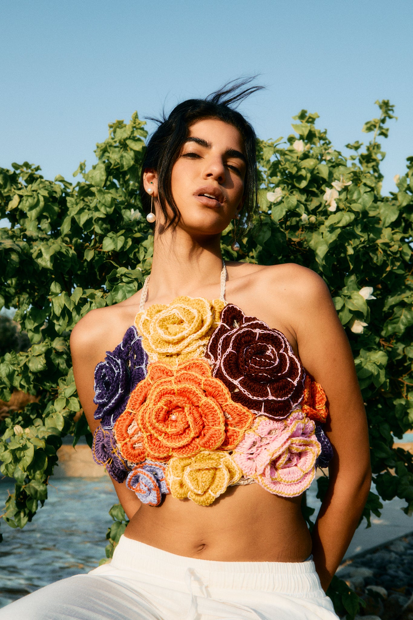 Summer in Bloom Crochet Top