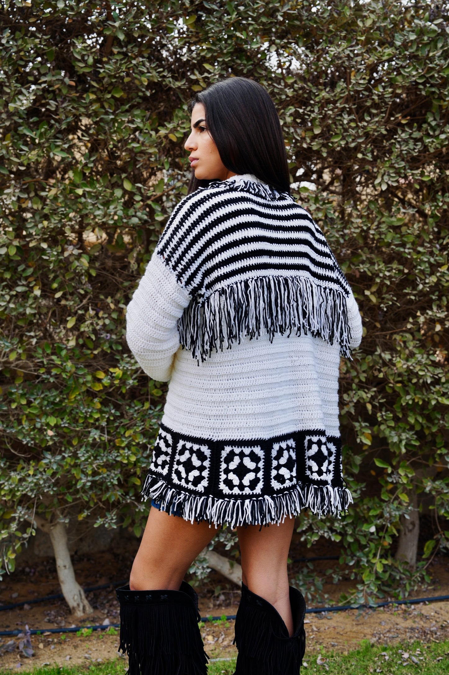 Linalu Fringe Cardigan