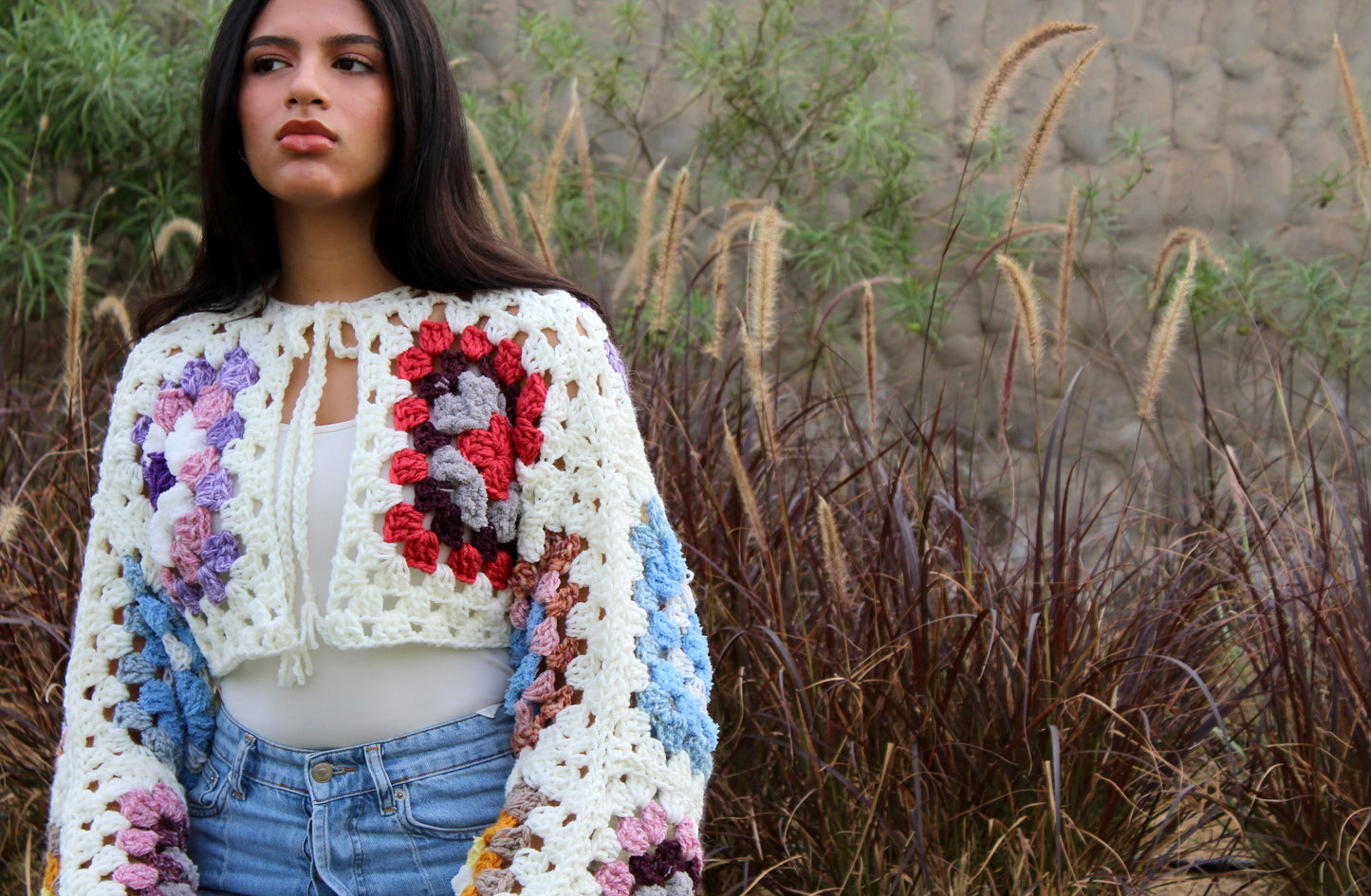 Suna’s Crochet Pattern Cropped Cardigan