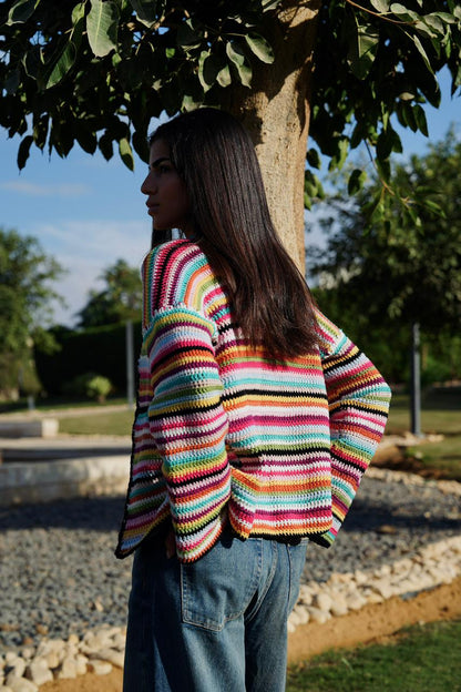 All the Colors of the Rainbow Cardigan