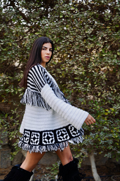 Linalu Fringe Cardigan
