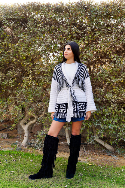Linalu Fringe Cardigan