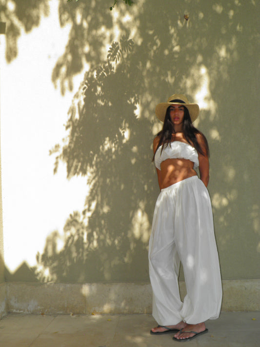 Haya Draped Balloon Pants