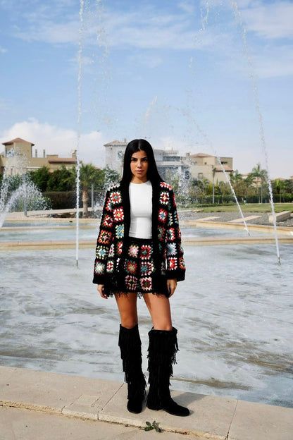 Esmat Crochet Shorts